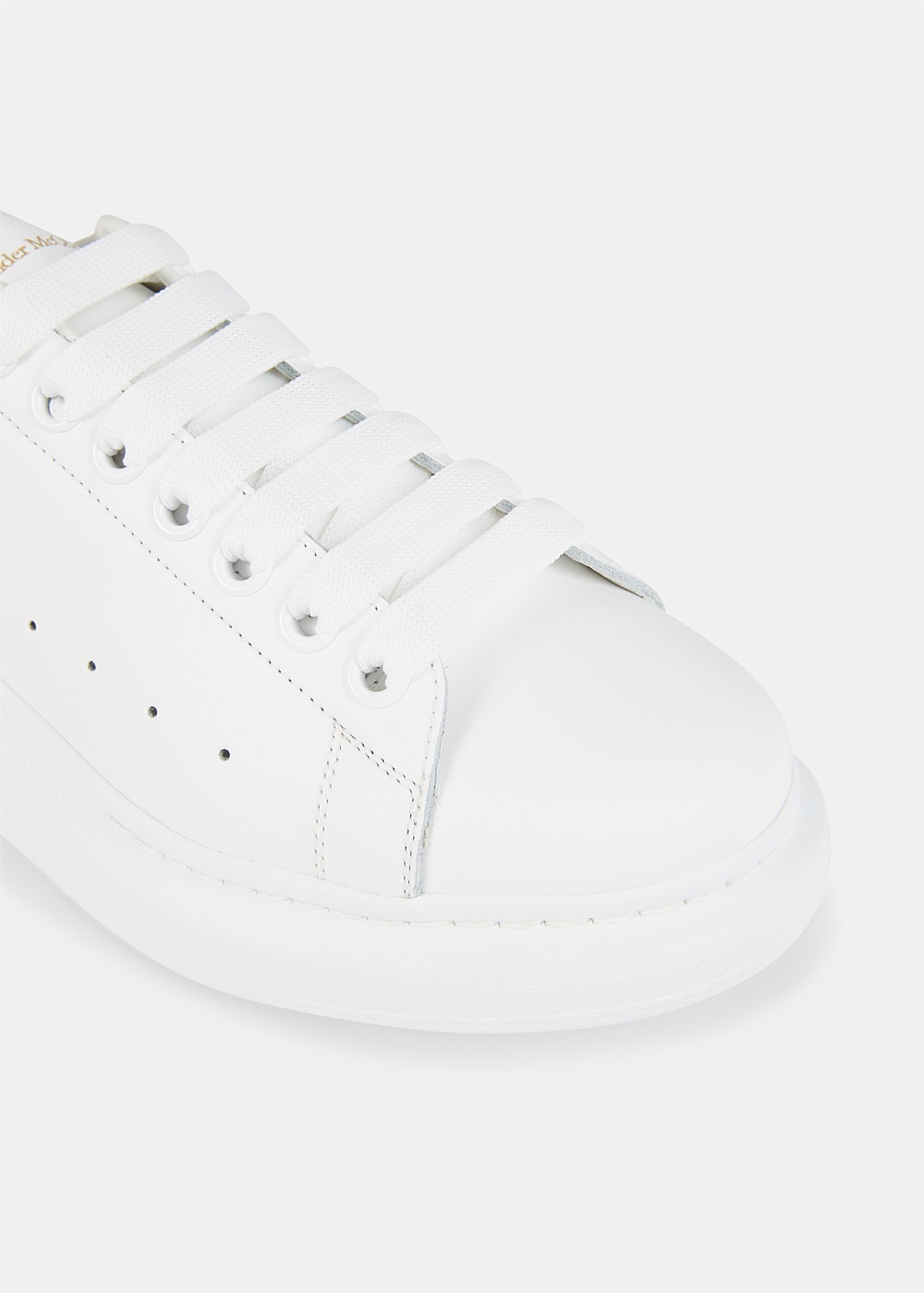 White & Black Oversized Platform Sneakers - 5