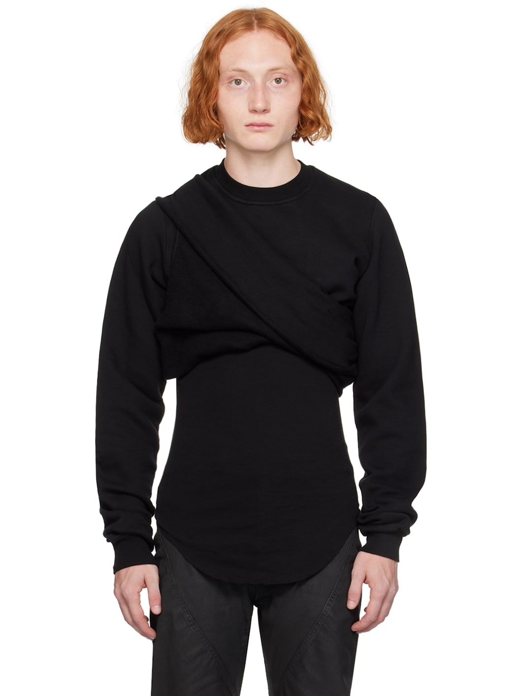 Black Porterville Cutout Sweatshirt - 1