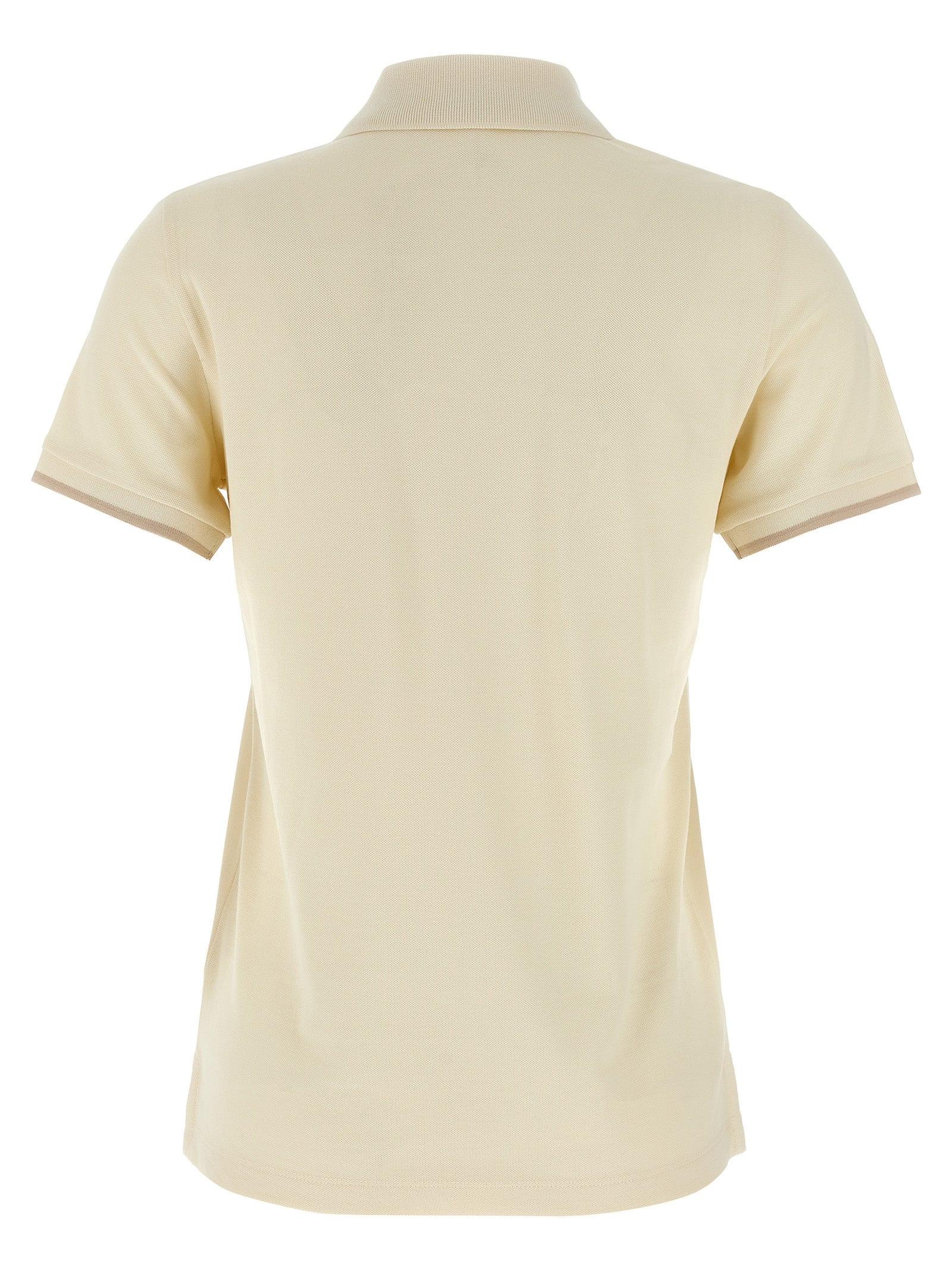 Logo Patch Shirt Polo Beige - 2