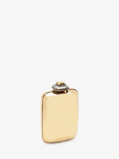 Alexander McQueen Mini Clutch in Gold outlook