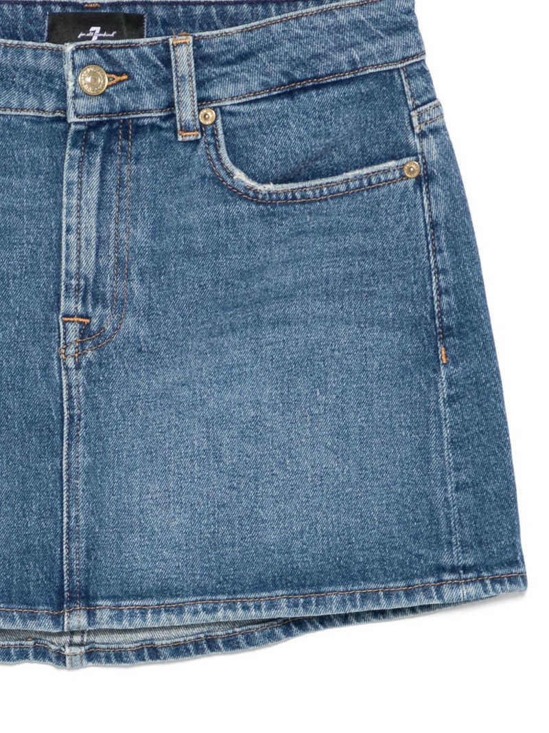 Milly pocket denim mini skirt 3