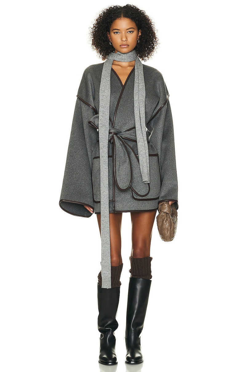 HELSA Wool Blend Blanket Coat outlook