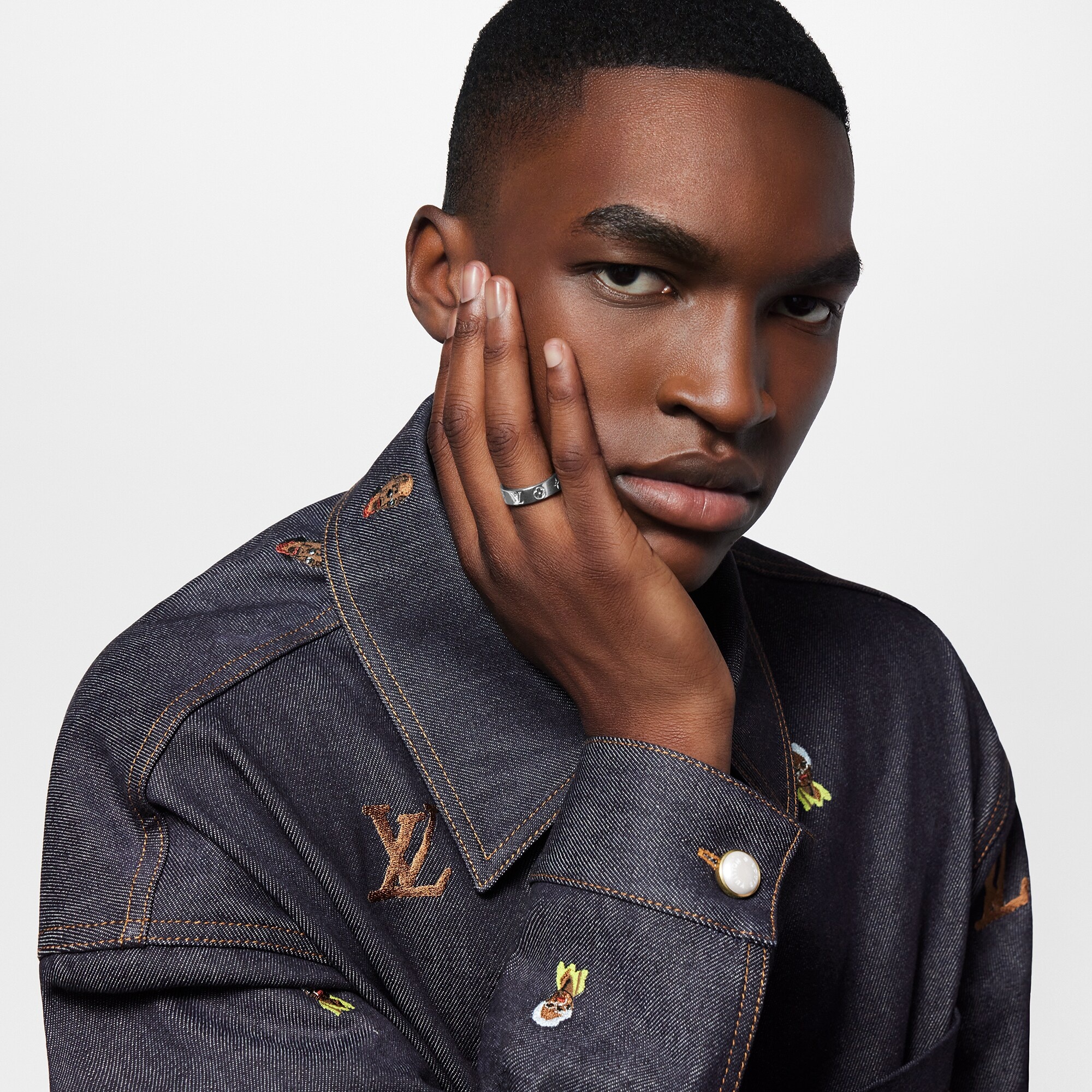 LV Mosaic Thin Ring - 3
