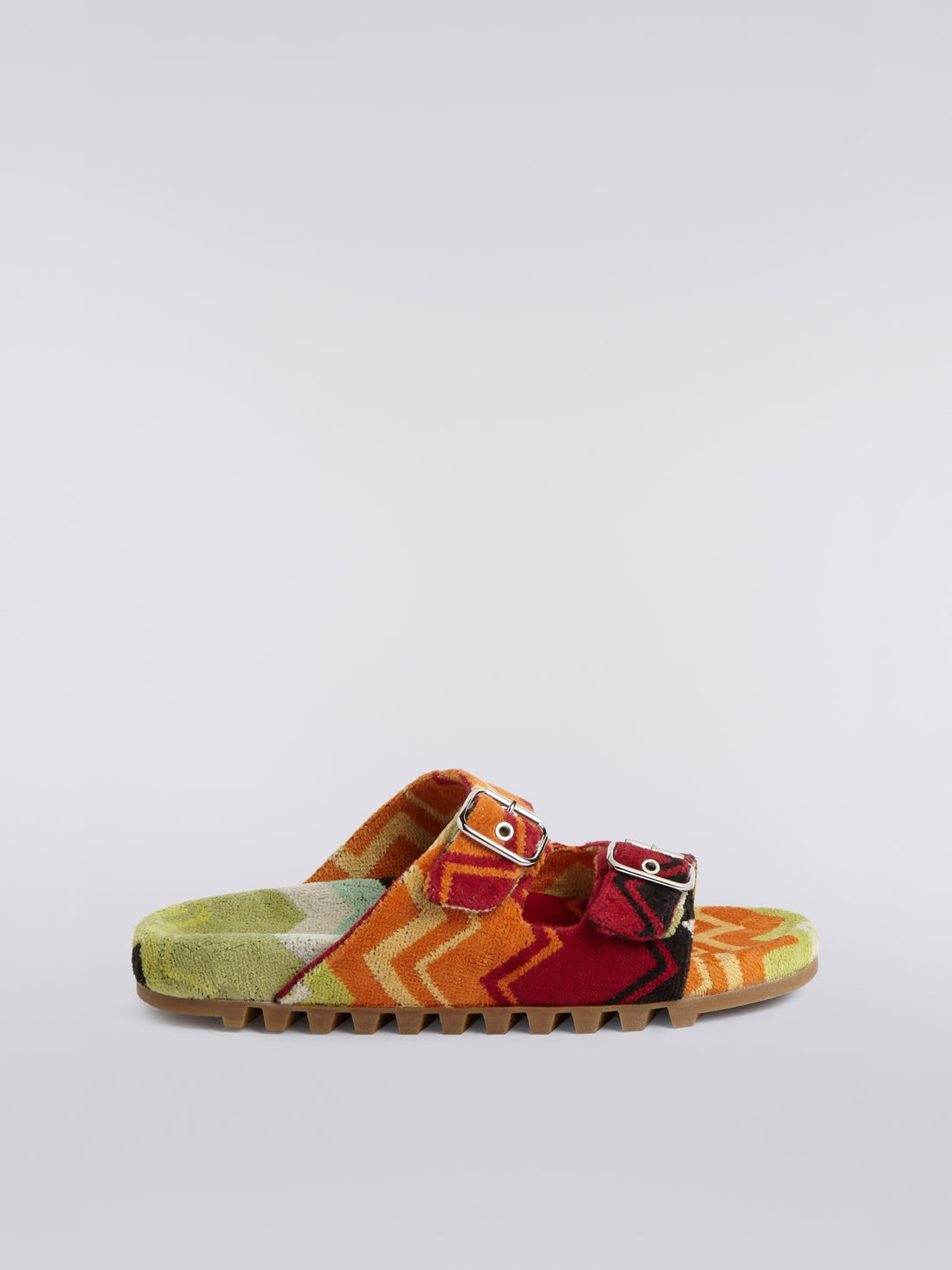 Double zigzag foam sandals - 1