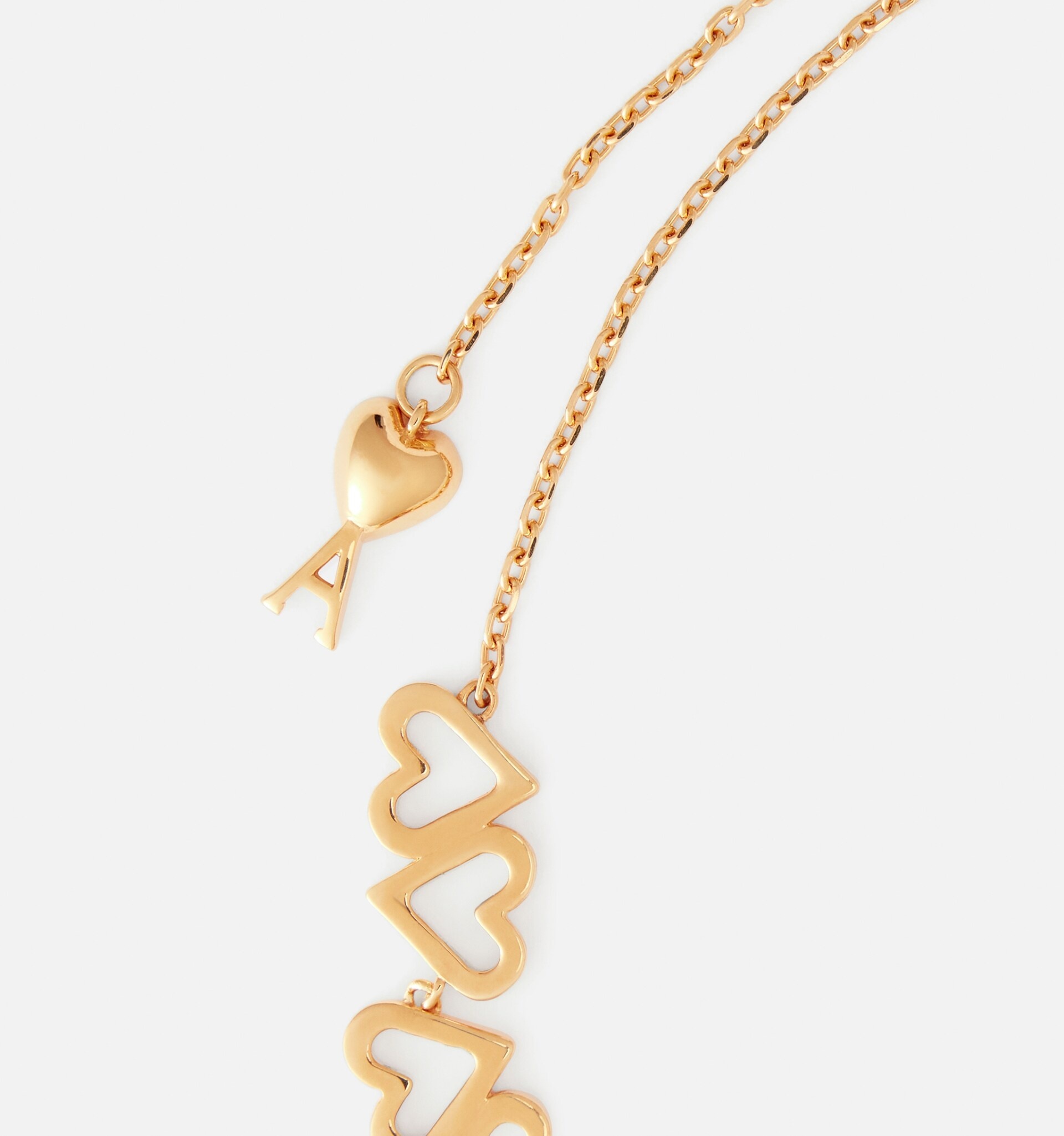 AMI Paris Upside Down Hearts Necklace | REVERSIBLE