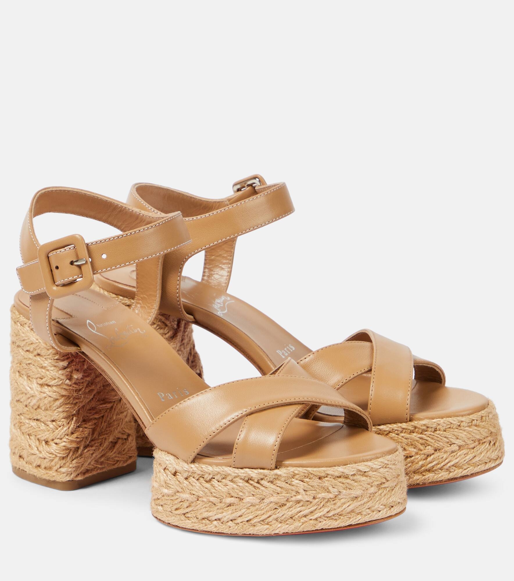 Calakala 70 leather espadrille sandals - 1