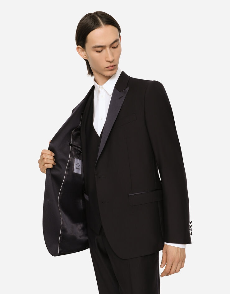 Single-breasted wool Martini-fit tuxedo suit - 5