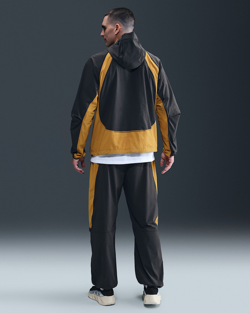 Nike 기술 남자의 말 길쌈된 색깔 구획 느슨한 Fit 바지 4