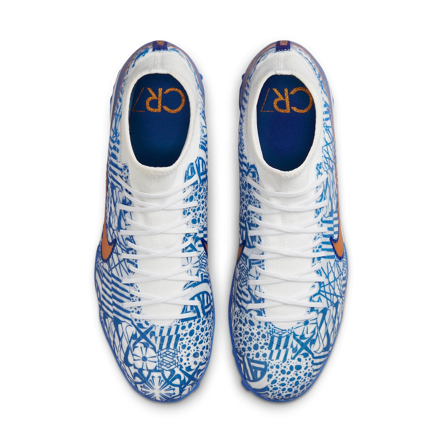 Nike Zoom Mercurial Superfly 9 Academy CR7 TF 'Azulejo' DQ5320-182 - 4