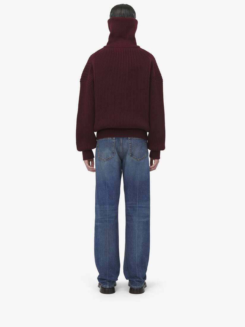 Funnel Neck Jumper - 5