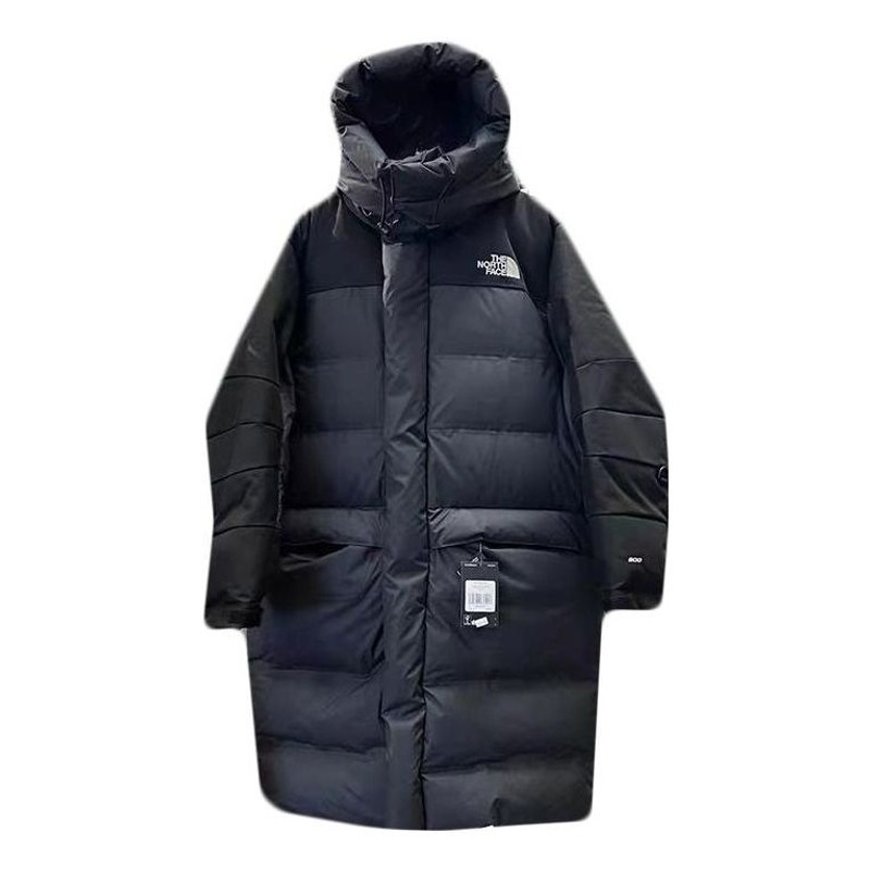 NORTH FACE FW22 로고 후드 Puffer 코트 '블랙' NF0A7RCR-JK3 - 1