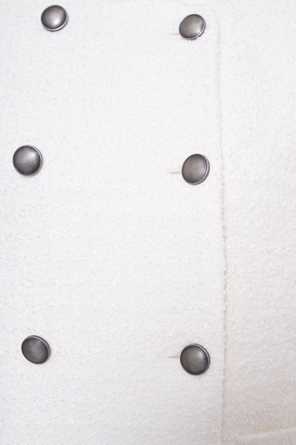 CHECKED TWEED BOUCLE DOUBLE BREASTED JACKET - 3