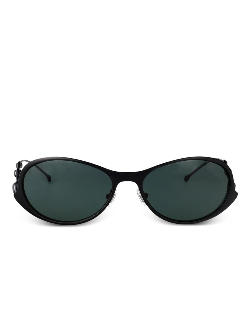 oval-framed sunglasses 1