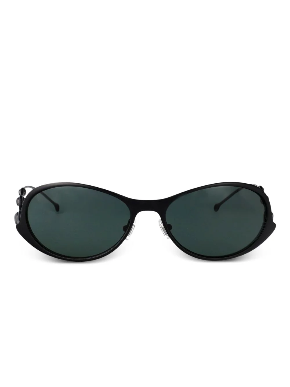 oval-framed sunglasses - 1