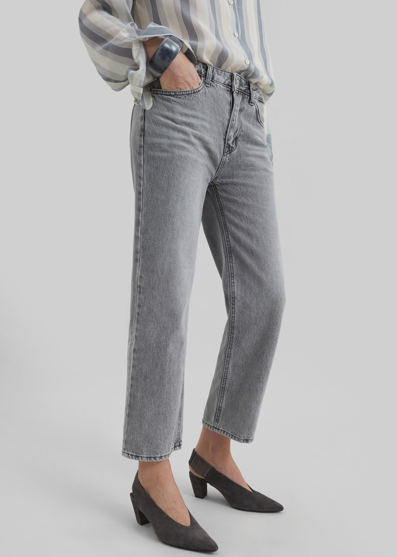 Cig Straight Jeans - Grey Wash 3