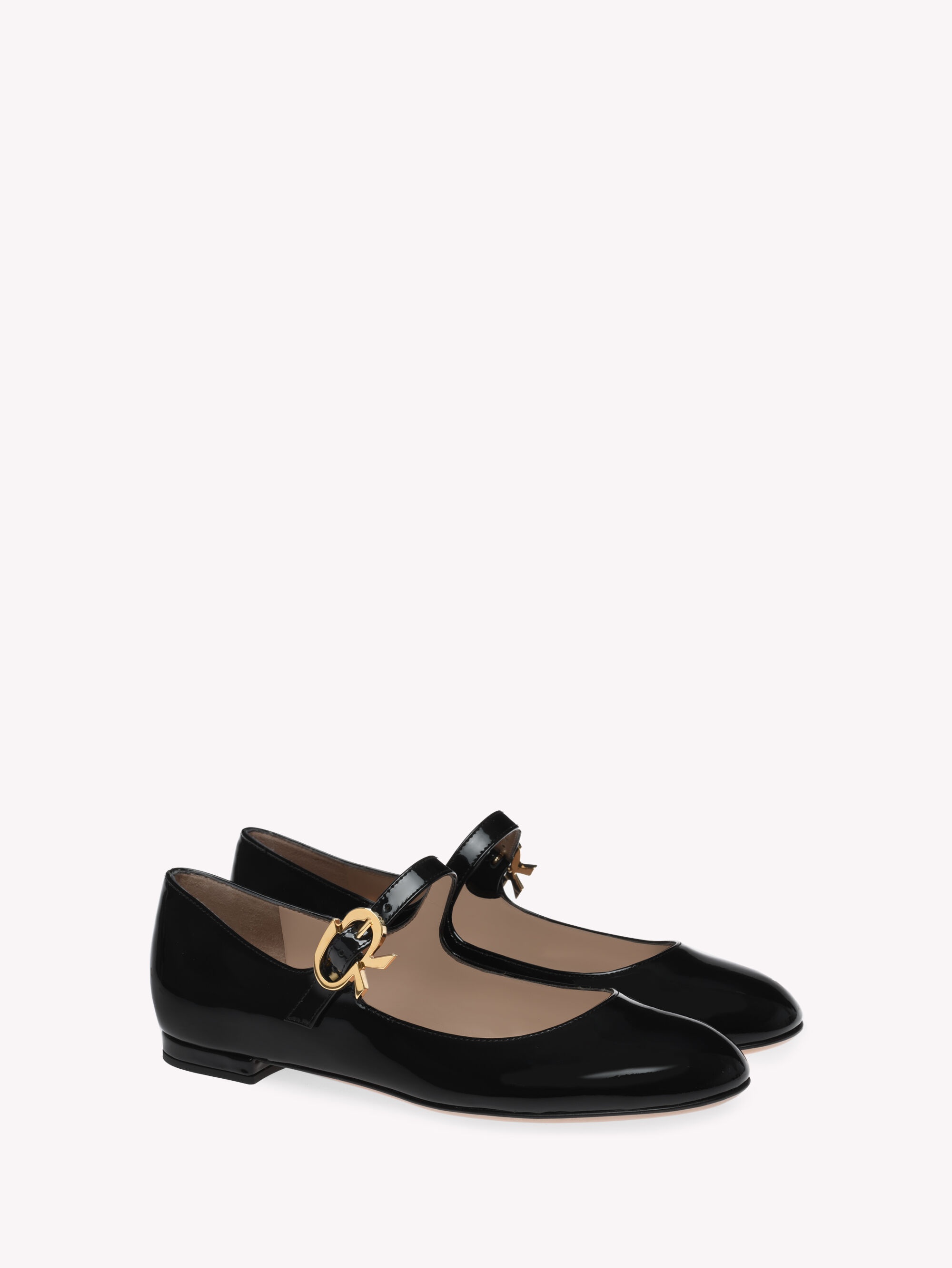 Gianvito Rossi パンプス RIBBON JANE G22162.05CUO.VERNERO Ballerinas RIBBON JANE | Gianvito Rossi
