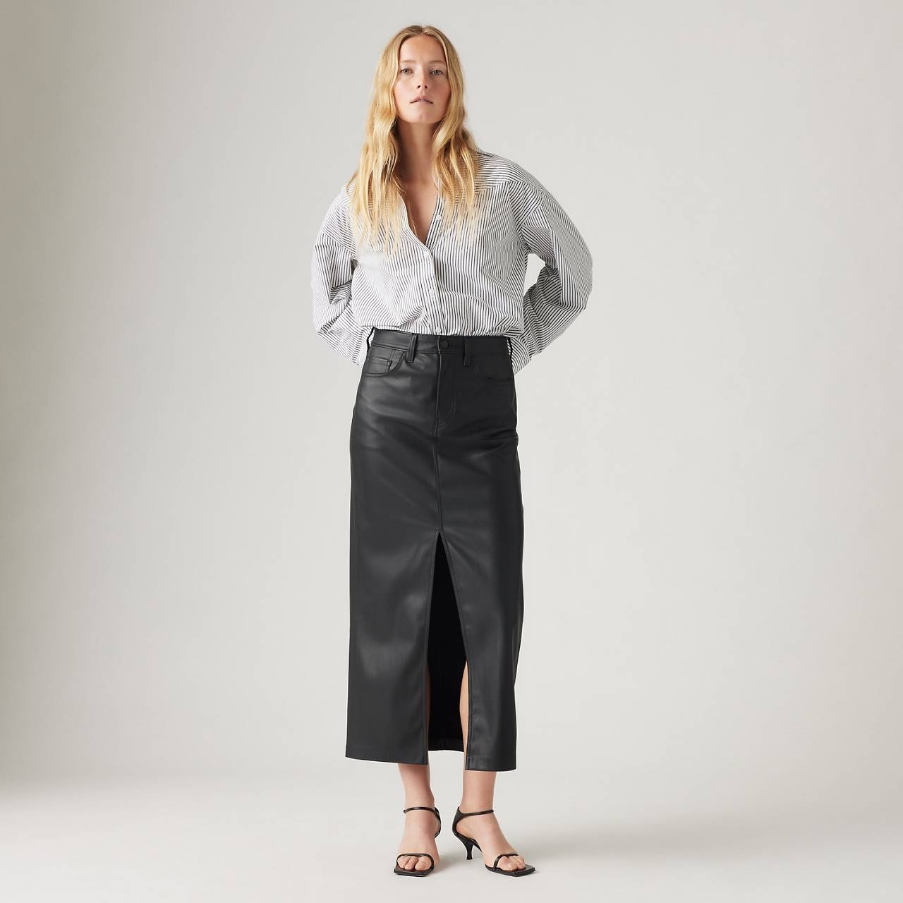 ANKLE COLUMN SKIRT - 2