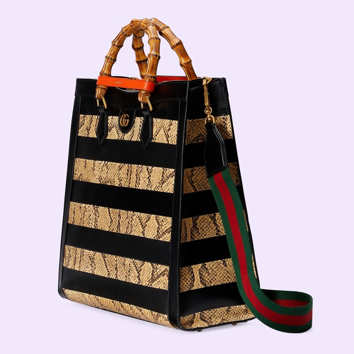 Gucci Diana large python tote - 2