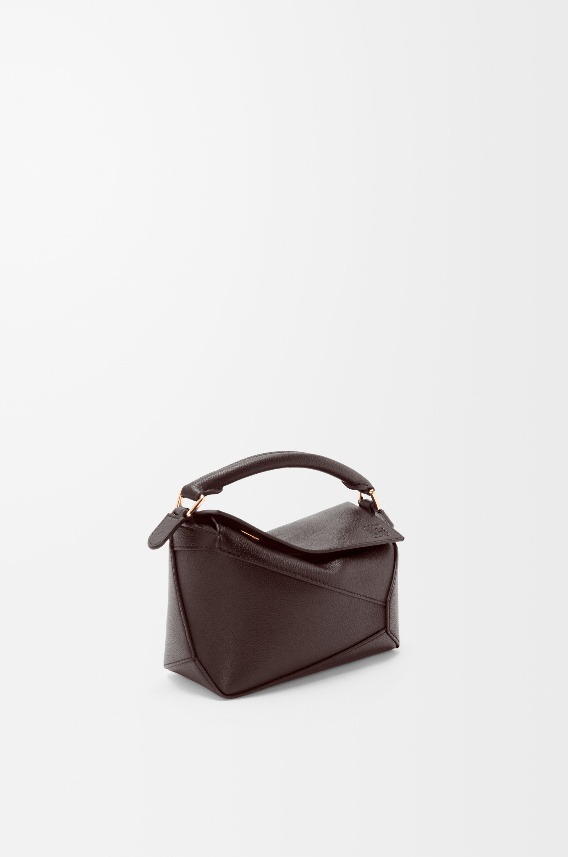 Mini Puzzle Edge bag in soft grained calfskin - 2