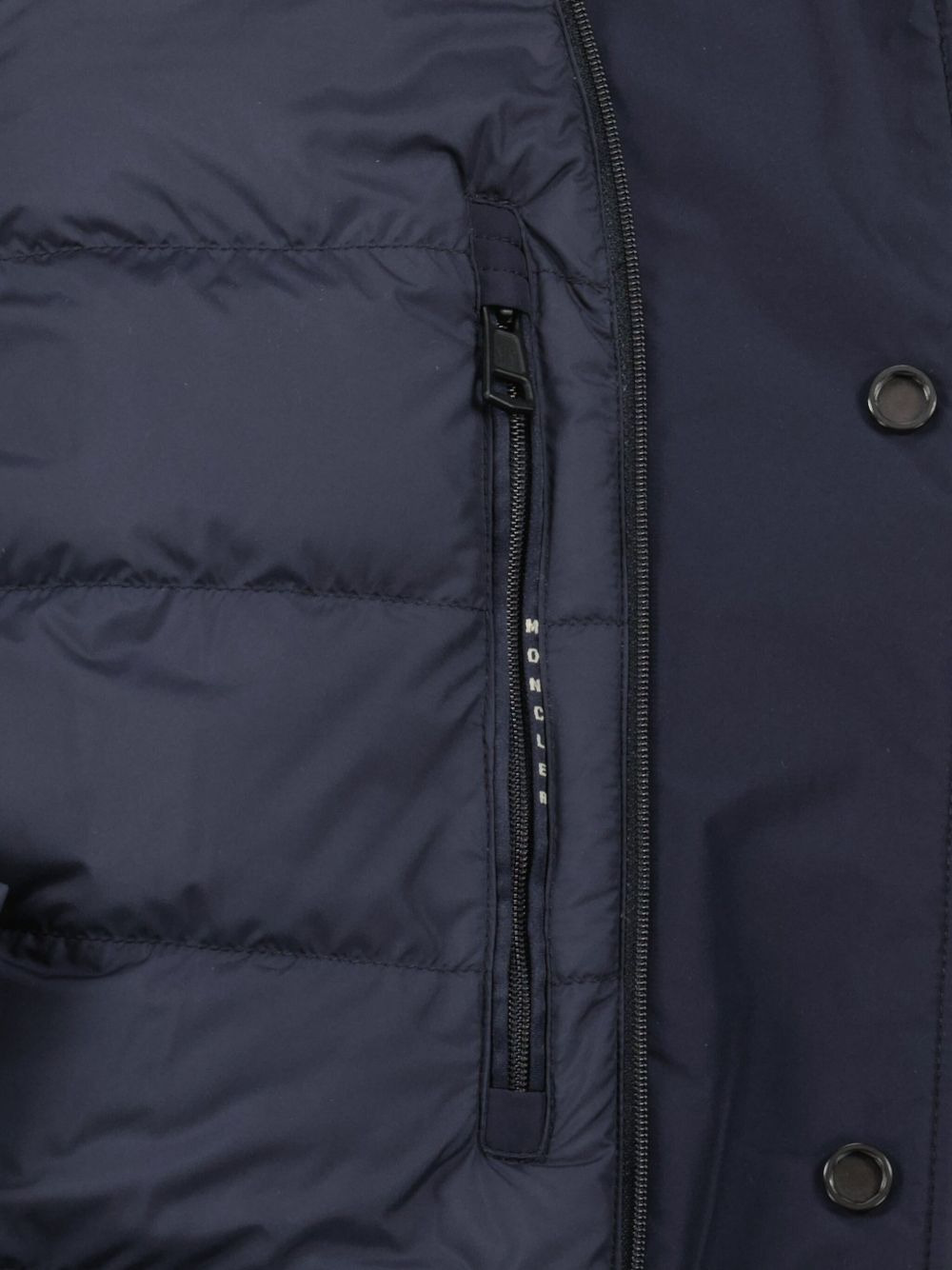 high-neck buttoned jacket - 3