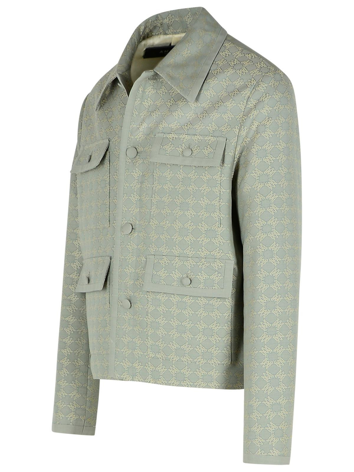 Amiri Light Blue Cotton Blend Jacket Men - 2