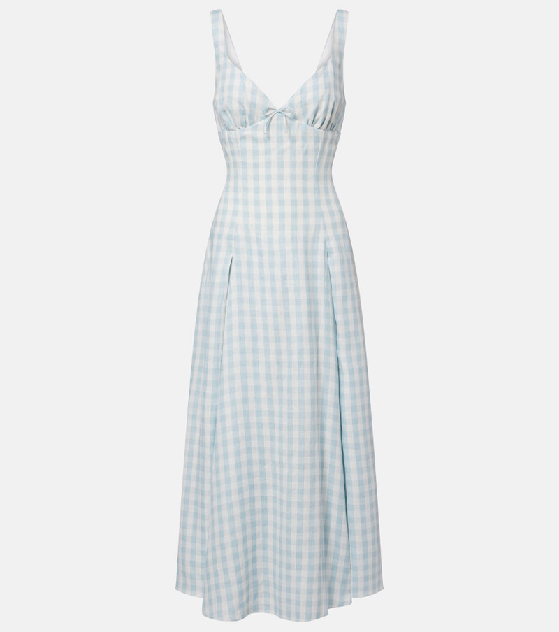 Adalee gingham midi dress 1