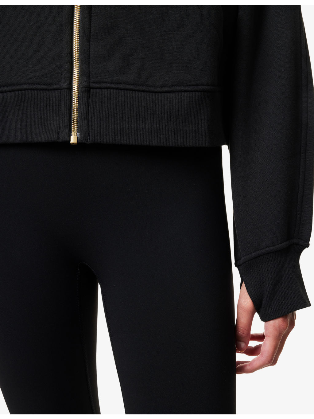 Scuba Oversized Full Zip Cotton-Blend Hoody - 5