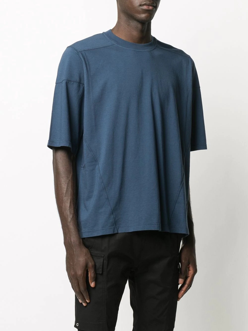 relaxed plain T-shirt - 3