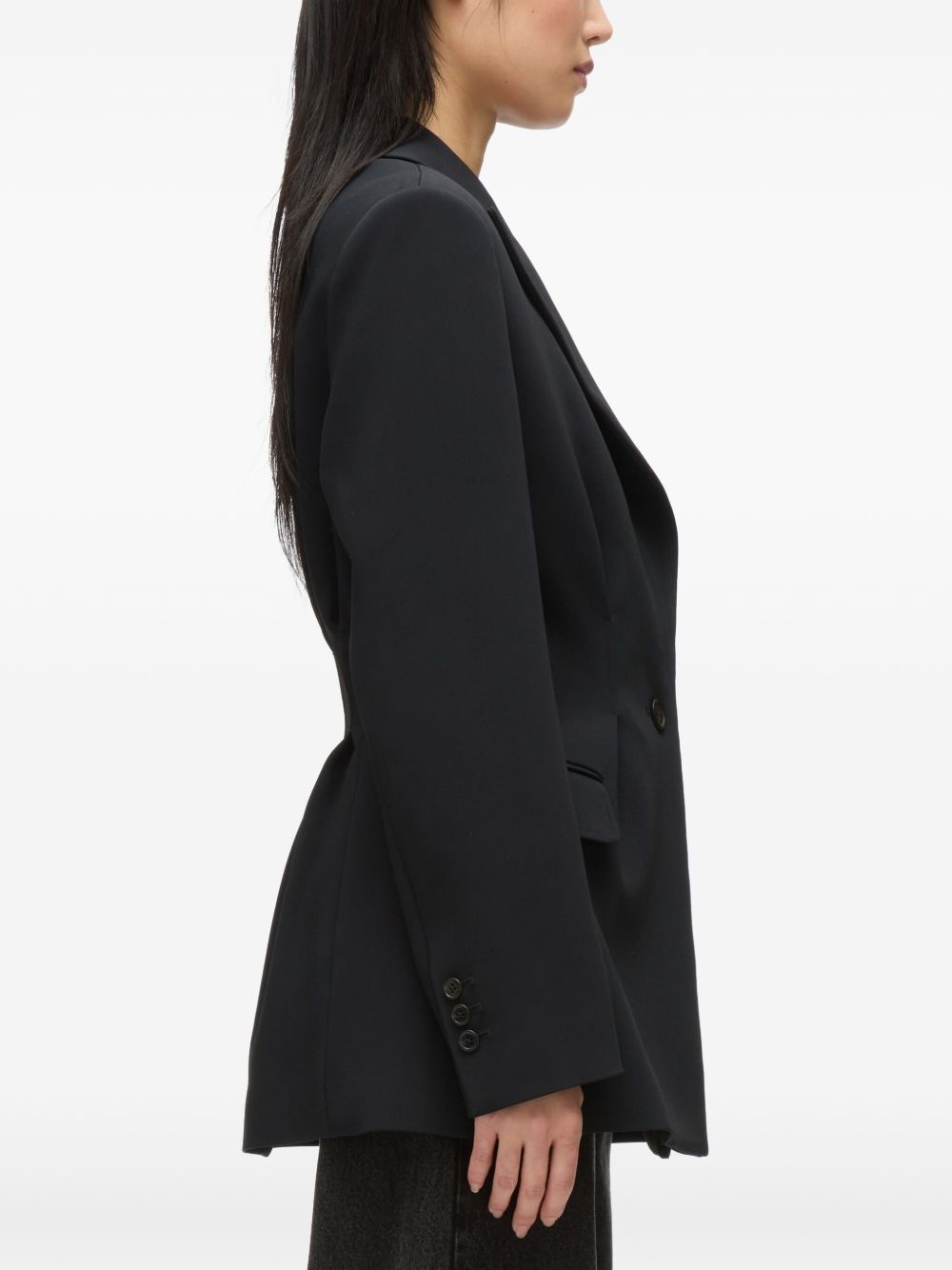 single-breasted blazer - 5