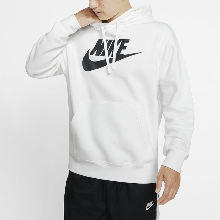 Men's Nike Club Fleece Printing White BV2974-100 - 4