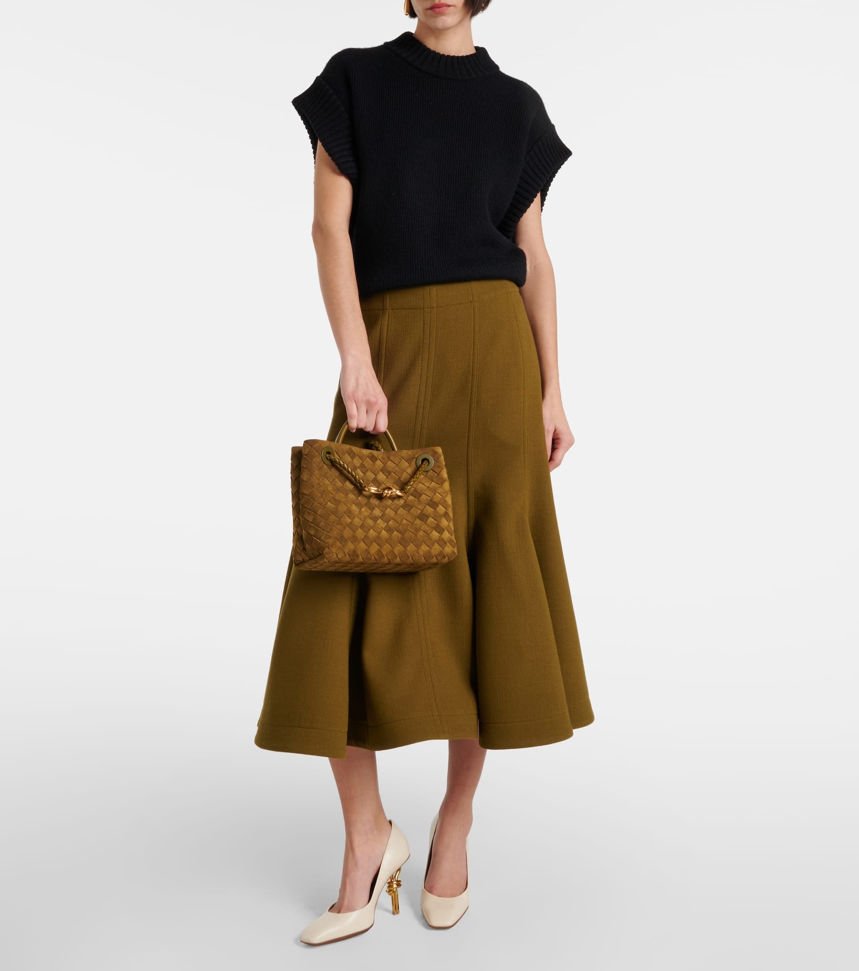 Ribbed-knit wool top - 2