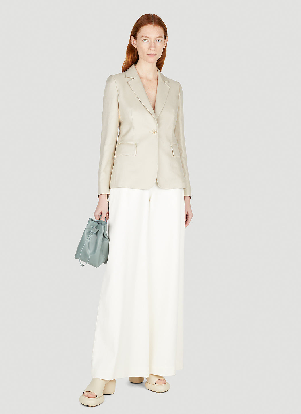 Max Mara Women Alpaca Single Breasted Blazer - 2