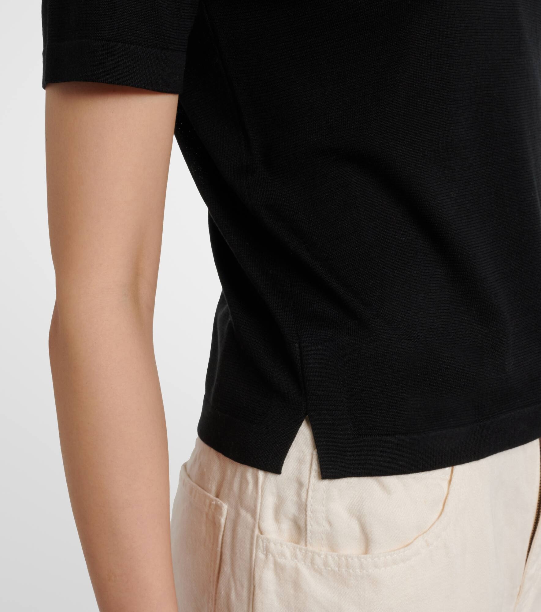Julianna silk polo shirt - 5