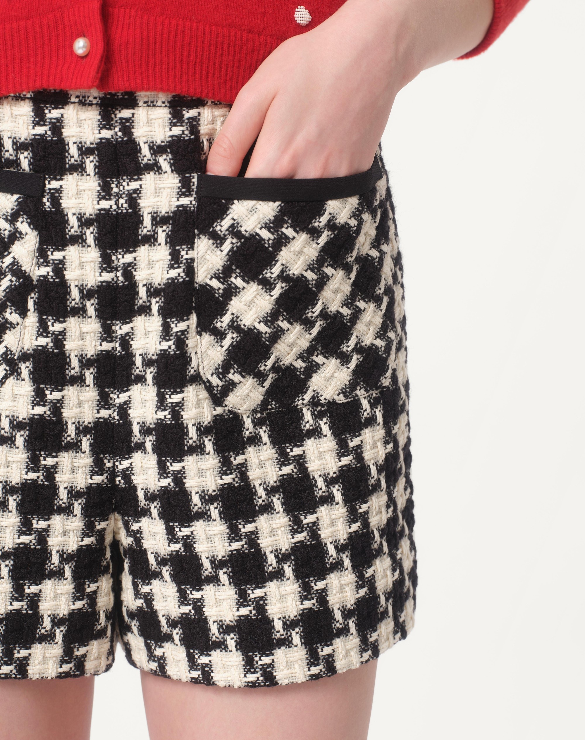 DAMIER LIGHT TWEED SHORTS - 4