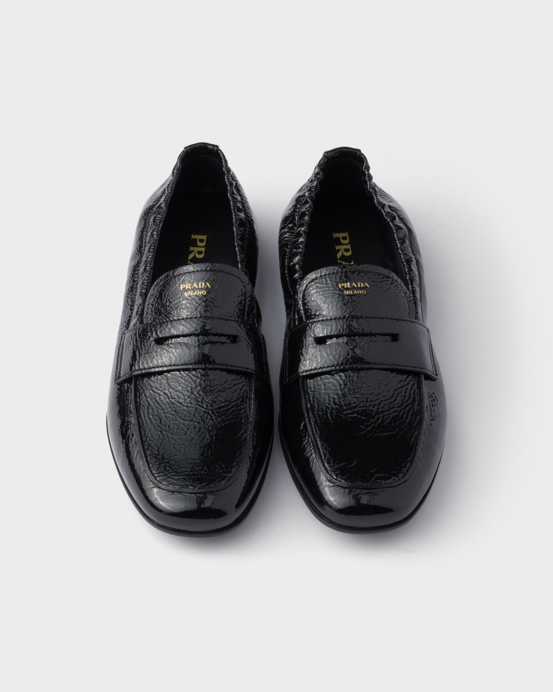 Shuffle patent leather loafers 4