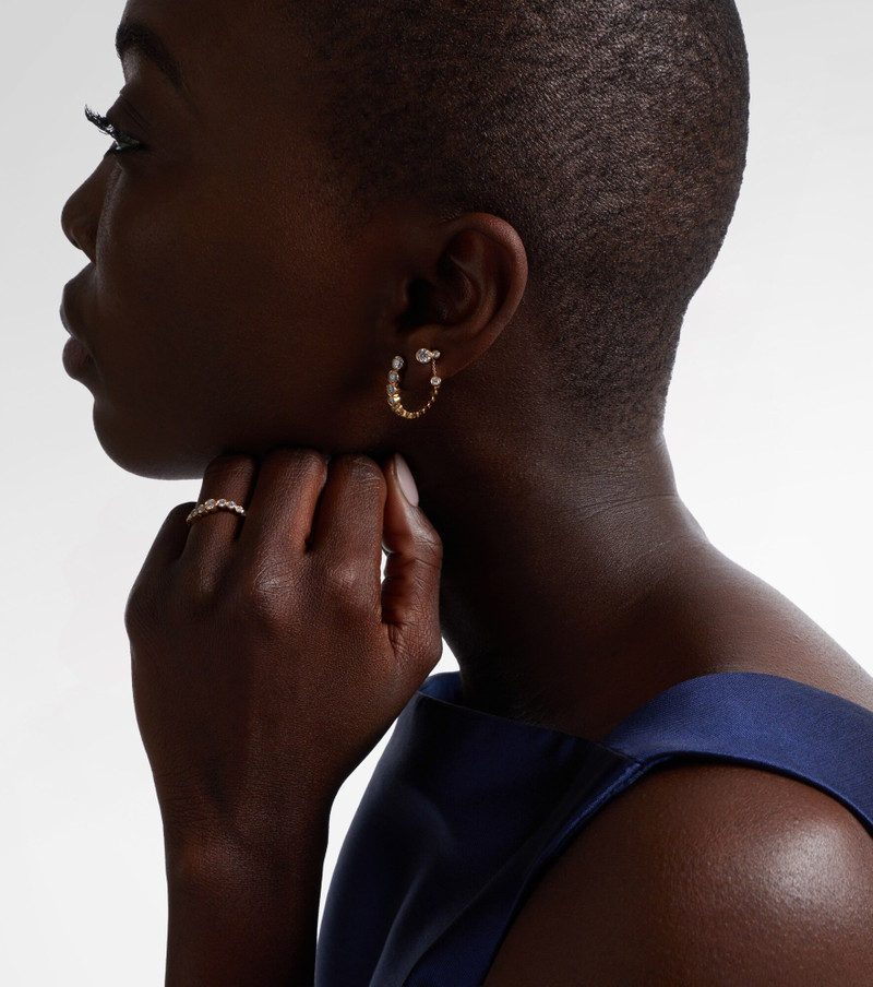 Grande Lou Diamant 18kt gold single earring with diamonds 3