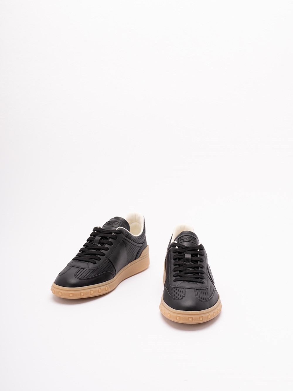 `Upvillage` Leather Sneakers - 2