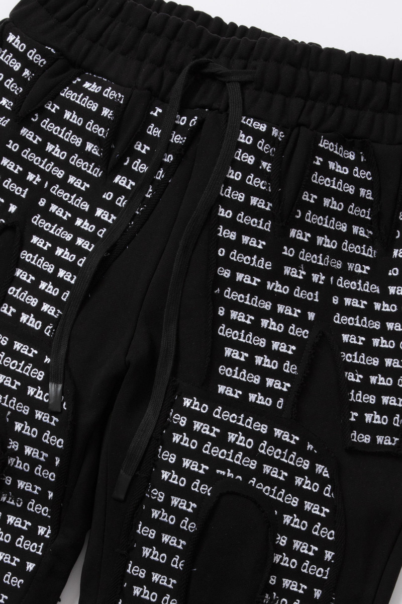 WHO DECIDES WAR WDW OVERLAY SWEATPANT outlook