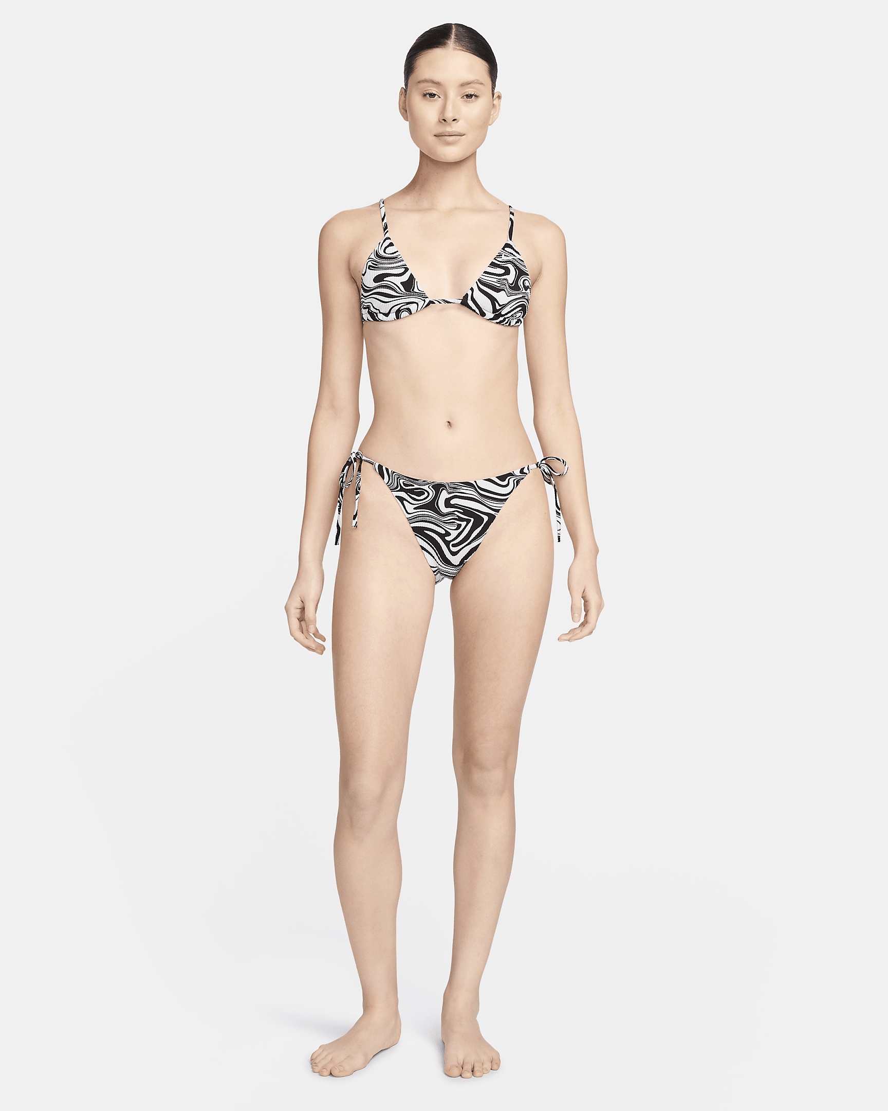 Nike Women's Swim Swirl String Bikini Top - 6