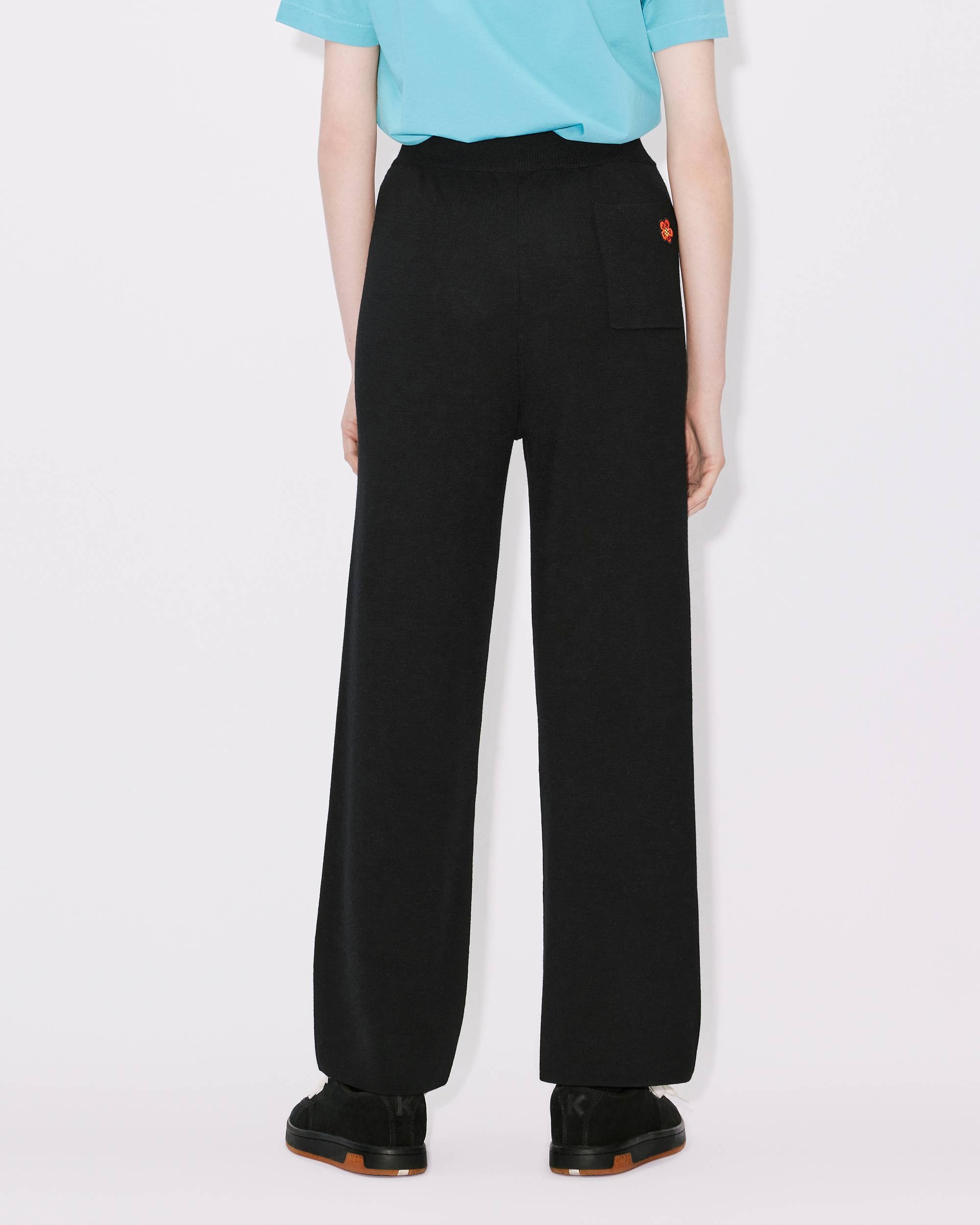 'BOKE FLOWER' Crest merino wool trousers - 5