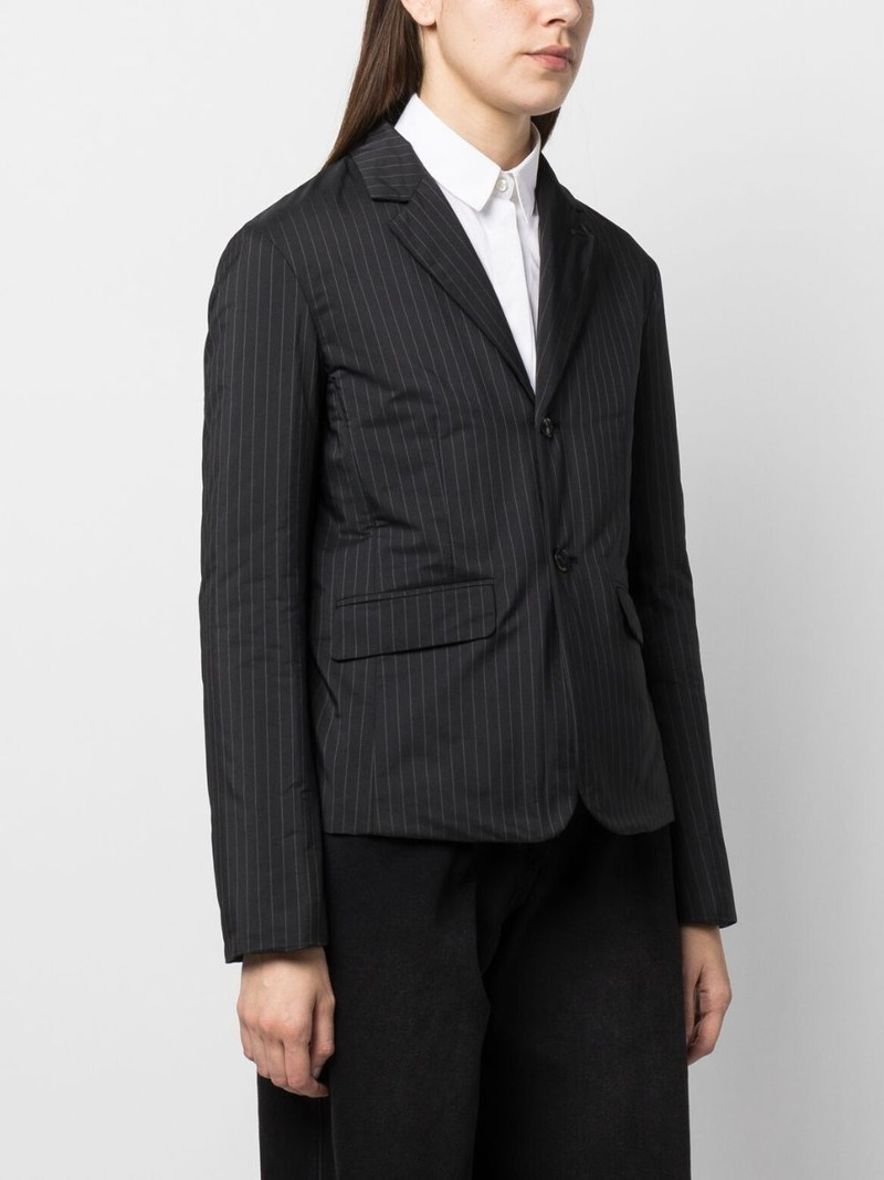pinstripe single-breasted blazer 3