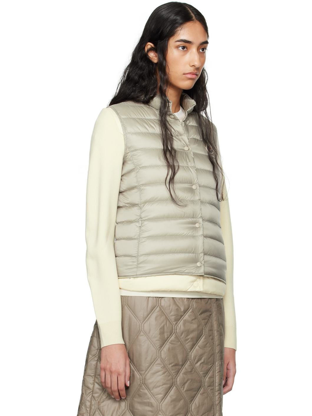 Gray Liane Down Vest - 2
