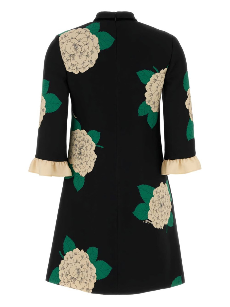 Valentino floral-print mini dress outlook