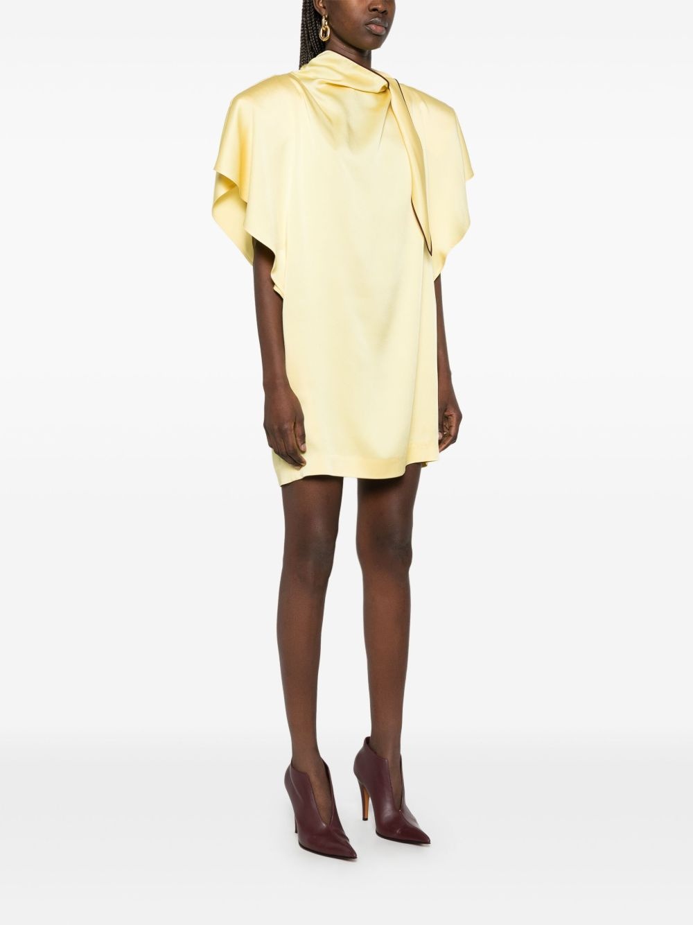 tie-detail mini dress - 3
