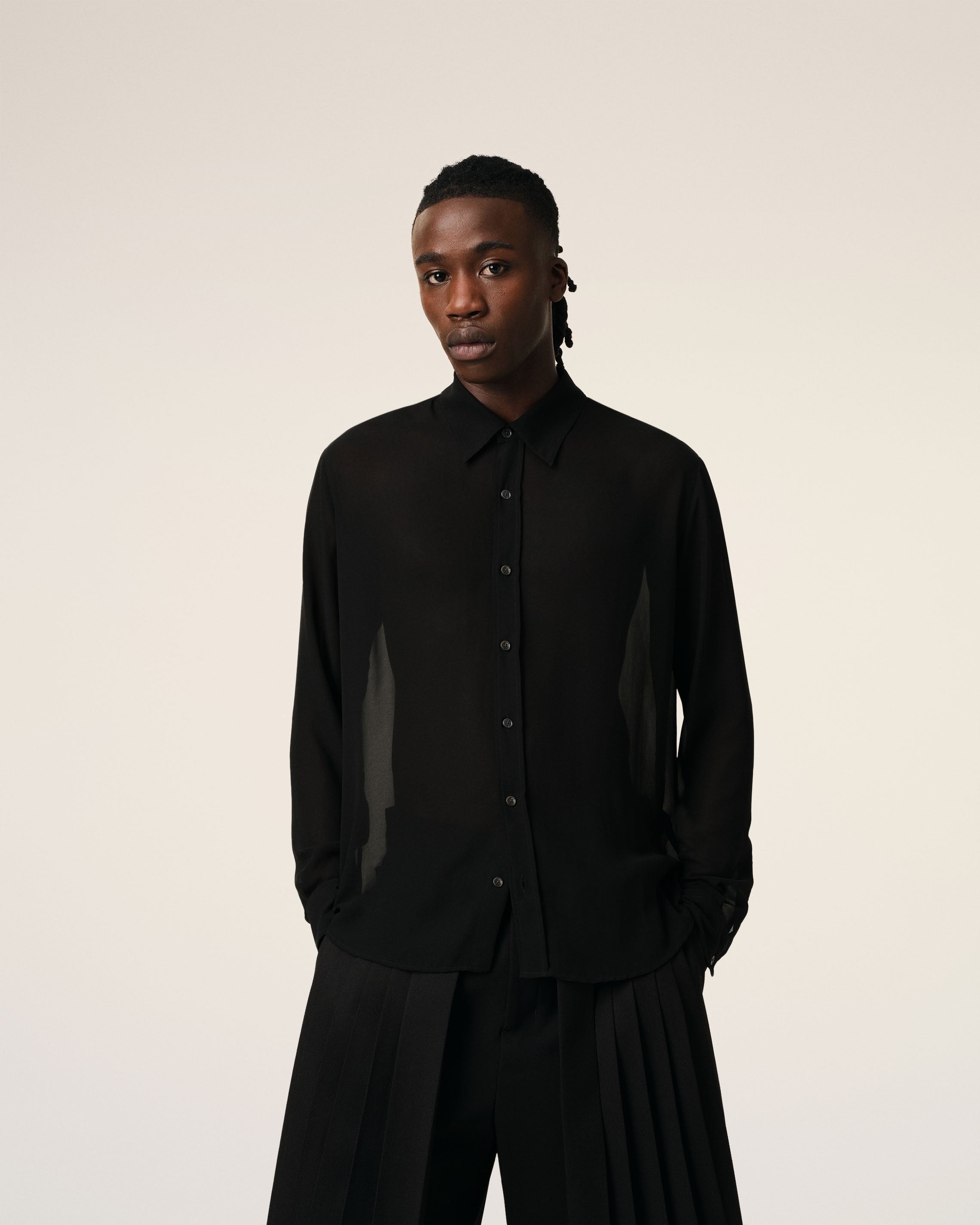 BLACK CLASSIC SHIRT - 3