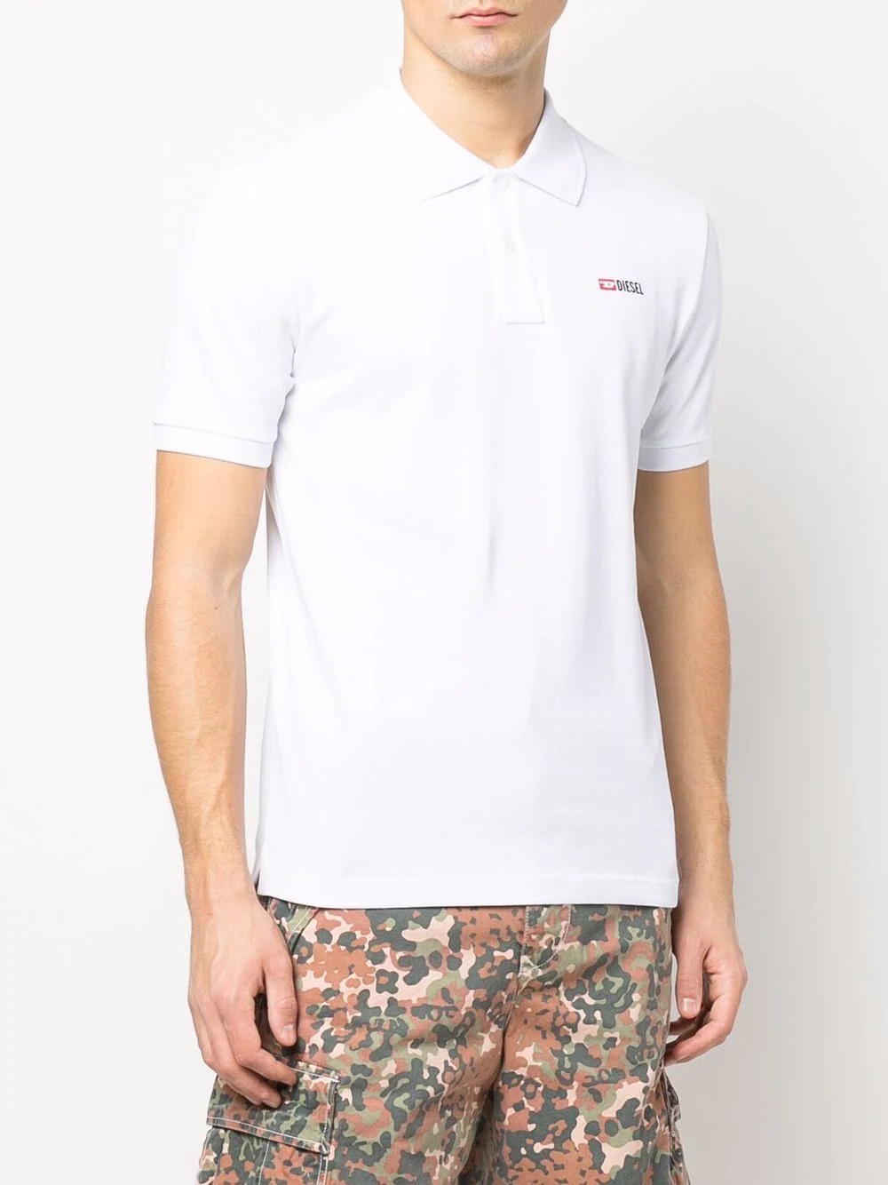 logo-print polo shirt - 4