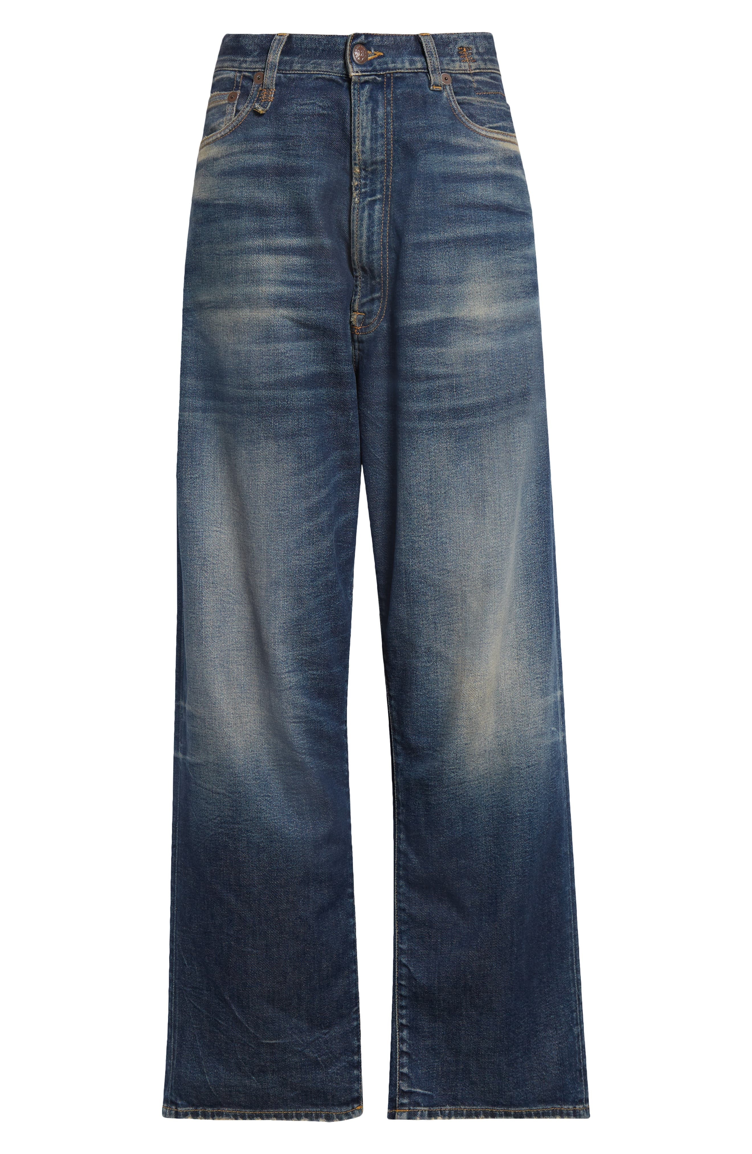 R13 Venti Baggy Jeans in Ansel Blue at Nordstrom - 6