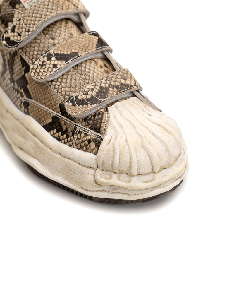 "BLAKEY" OG Sole Python Printed Leather Low-top Sneaker 16