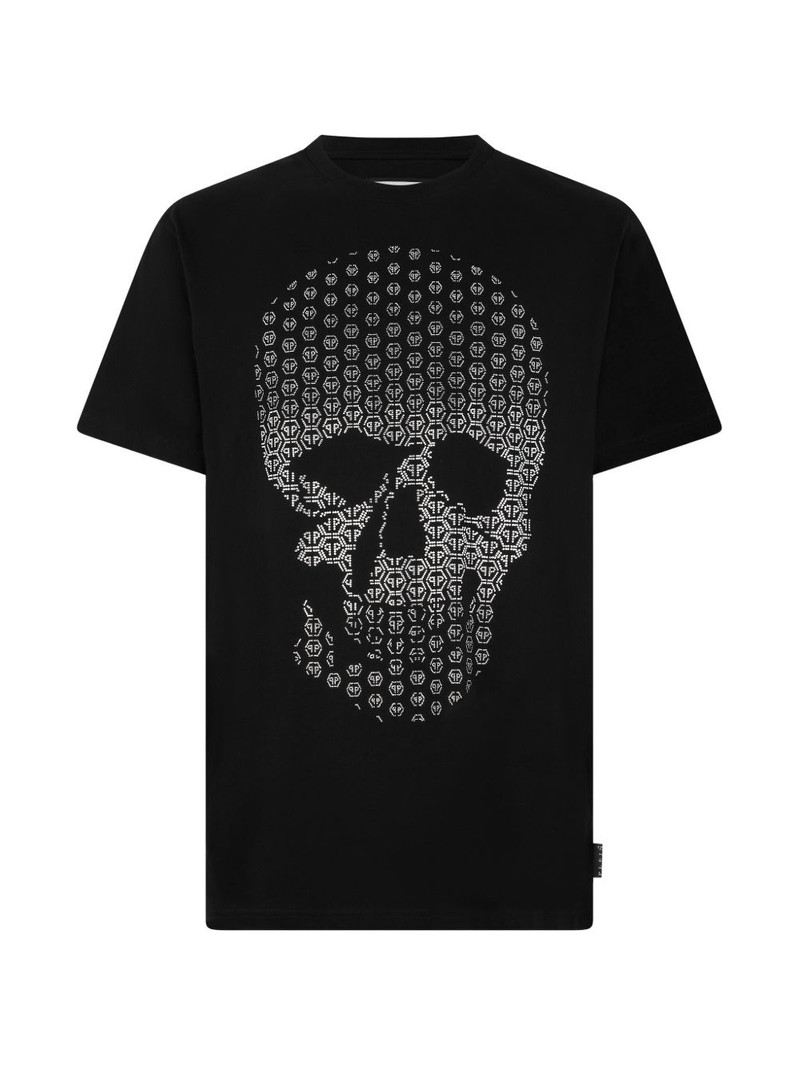 rhinestone-skull T-shirt 1