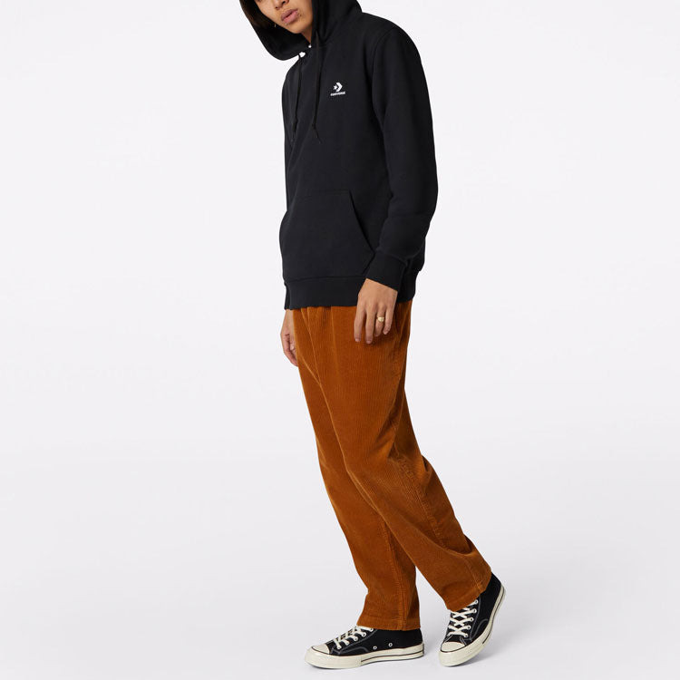 Converse Embroidered Star Chevron French Terry Pullover Hoodie 'Black' 10020343-A01 - 3